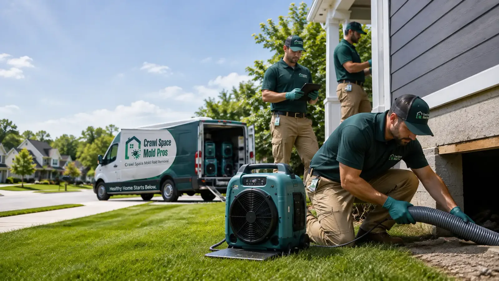 Crawl Space Mold Removal in Ambridge, PA